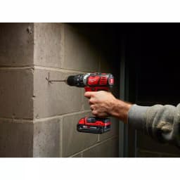 Milwaukee M18 Compact 1/2 in. Hammer Drill Driver Kit with (2) 1.5Ah Batteries, Charger, and Hard Case thumbnail 3