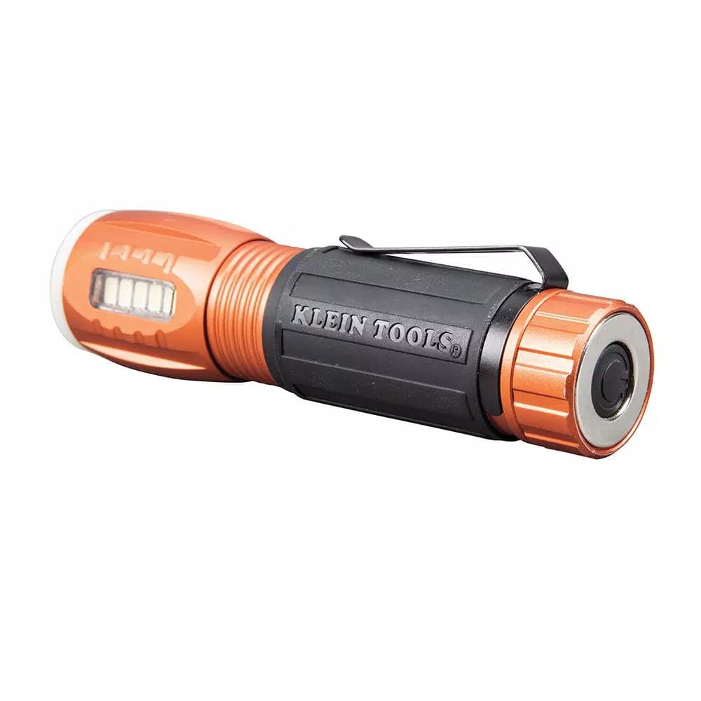 Klein Tools LED Flashlight with Work Light, 235 Lumens, Waterproof IP67