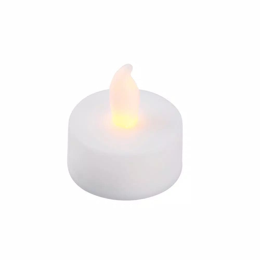 Lavish Home 24-Piece LED Tea Light Candle Set, 1.5 in. White Votive Candles