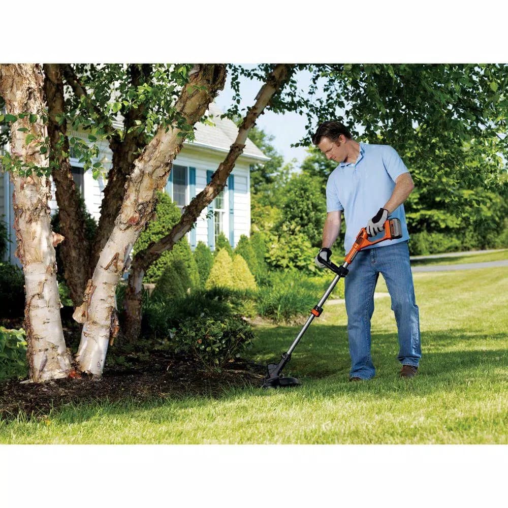 BLACK+DECKER 40V MAX Cordless 2-in-1 String Trimmer and Lawn Edger, 13 in. (Tool Only)