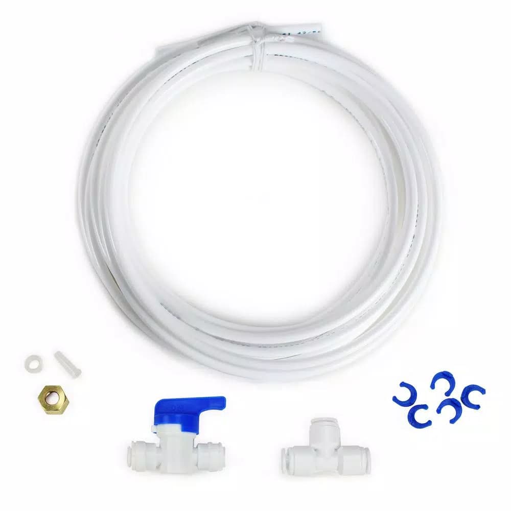 Olympia Water Systems Fridge and Ice Maker Connection Kit for Reverse Osmosis Systems, 1/4 in. Tubing