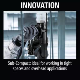 Makita 18V LXT Sub-Compact Brushless SDS-PLUS Rotary Hammer Kit with 2.0 Ah Battery & 65 Pc. Accessory Set thumbnail 9