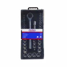 Best Value 40-Piece 1/4 in. and 3/8 in. Ratchet & Socket Set, SAE and Metric, High Carbon Steel thumbnail 7