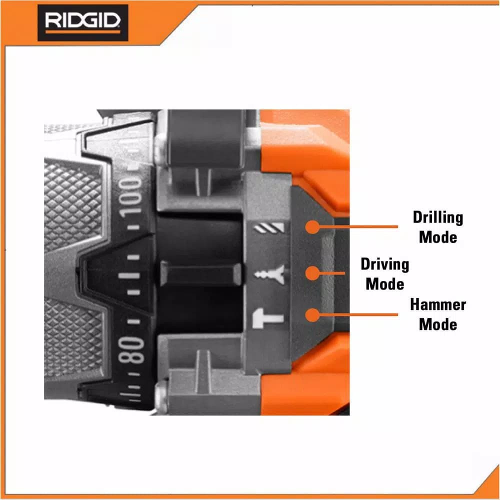 RIDGID 18V OCTANE Brushless Cordless 2-Tool Combo Kit with Hammer Drill & Impact Driver