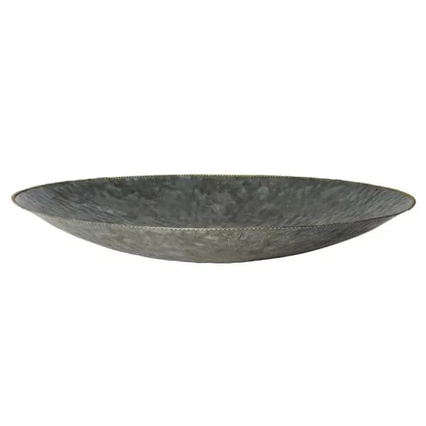 Thirstystone Industrial Luxe Small Galvanized Iron Serving Bowl, 13.65 in.
