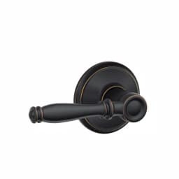 Schlage Birmingham Aged Bronze Passage Door Lever for Hall and Closet Doors thumbnail 1