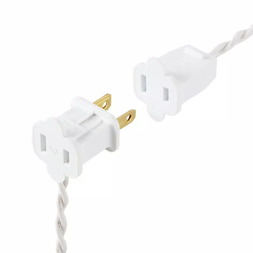 Home Accents Holiday 300 Light Clear Icicle High Density Plus Heavy Duty String Lights, White Incandescent (Set of 2)