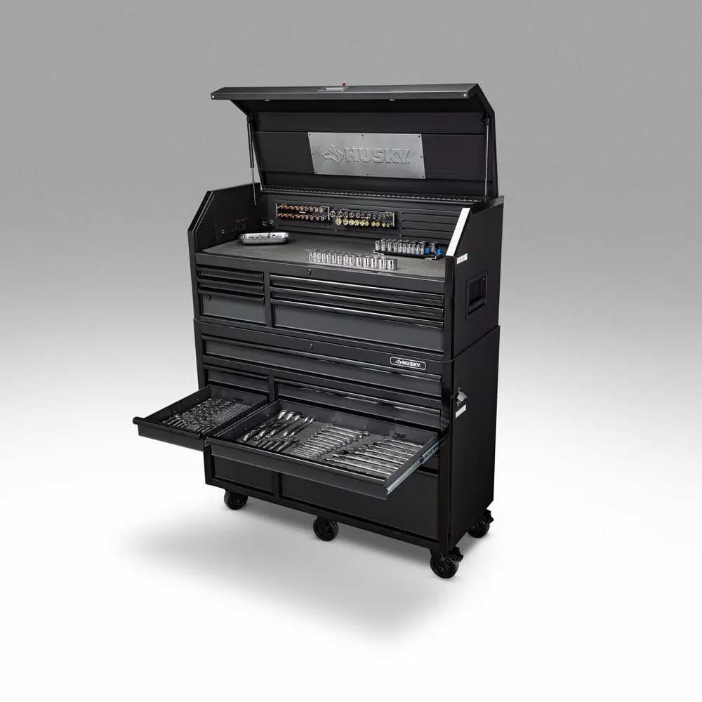 Husky 1025-Piece Master Mechanics Tool Set with 52 in. Heavy-Duty Combination Tool Chest and Rolling Cabinet