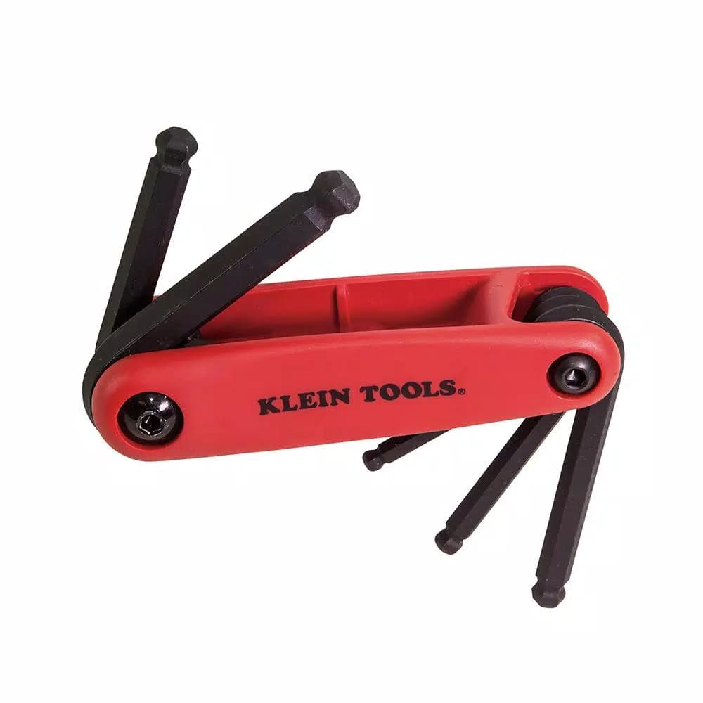 Klein Tools 70572 Grip-It Metric Hex Key Set, 5-Piece