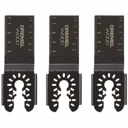 Dremel Multi-Max 1-1/4 in. Universal Wood Flush Cut Oscillating Tool Blades, 3-Pack thumbnail 1