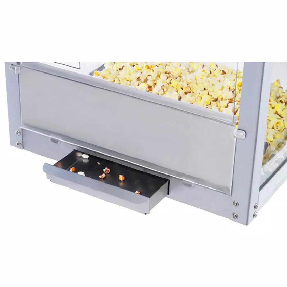 Great Northern Foundation 8 oz. Red Countertop Popcorn Machine with Whisper Quiet Motor