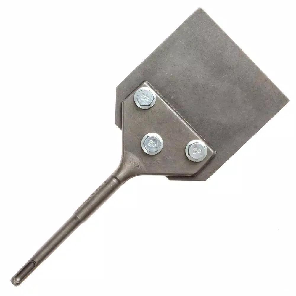 Thinset Removal Bit 4 in. SDS-Plus Floor Scraper Assembly for Thinset Removal