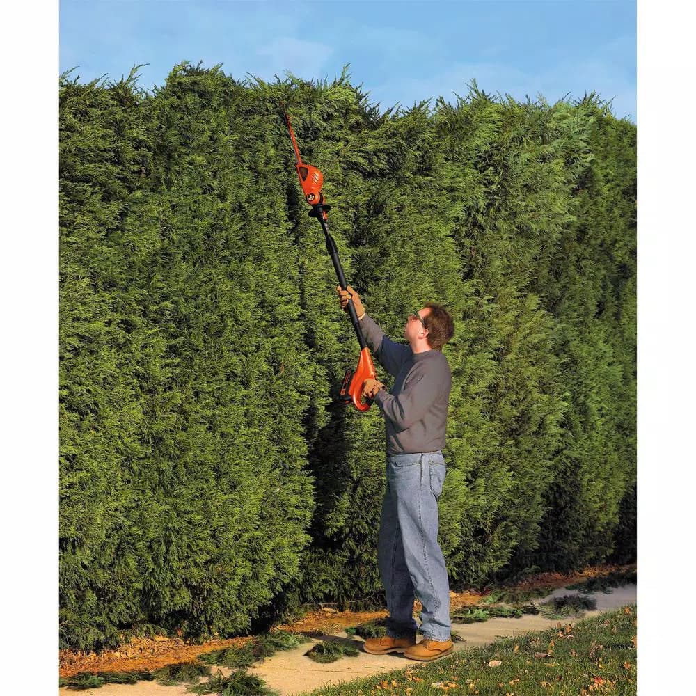 Black+Decker 20V MAX Cordless Pole Hedge Trimmer with (2) 1.5 Ah Batteries and Charger