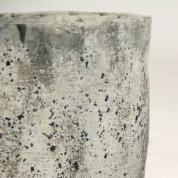 Zentique Asymmetrical Distressed Grey Cement Decorative Table Vase thumbnail 4