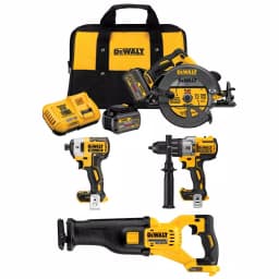 DEWALT FLEXVOLT 60V MAX Cordless 4-Tool Combo Kit with (2) 6.0 Ah Batteries thumbnail 1