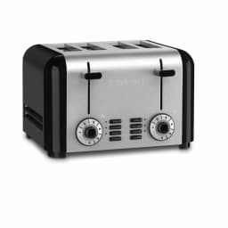 Cuisinart 4-Slice Black and Stainless Steel Wide Slot Toaster thumbnail 2