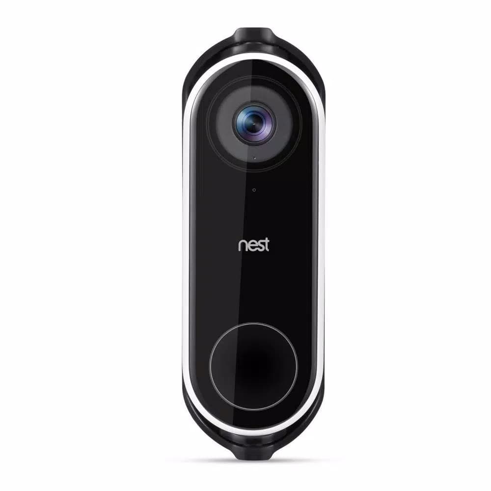 Wasserstein Adjustable Angle Wall Mount for Google Nest Hello Video Doorbell, Black
