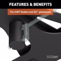 CURT X5 Gooseneck-to-5th-Wheel Adapter Plate for Double Lock EZr thumbnail 2