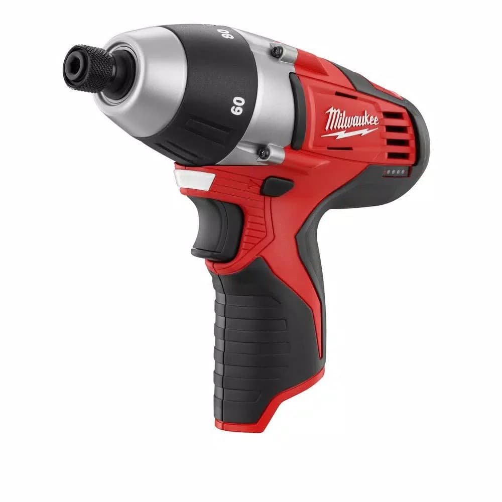 Milwaukee 2455-20 M12 12V Lithium-Ion Cordless 1/4 in. No-Hub Coupling Driver (Tool-Only)