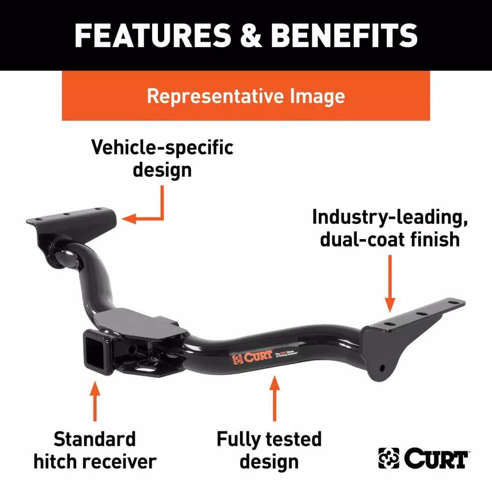 CURT Class 3 Trailer Hitch for Mitsubishi Outlander