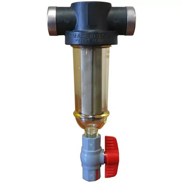 Rusco 1-1/2" 60 HT-F Hot Water Spin-Down Sediment Filter System