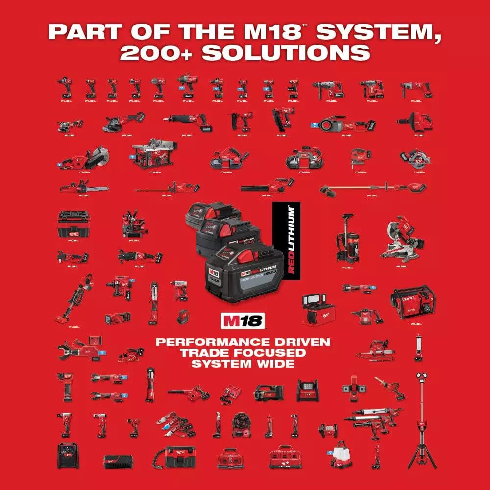 Milwaukee M18 FUEL 1/2 in. High Torque Impact Wrench & 1/4 in. Impact Driver Kit with 2 5.0 Ah Batteries