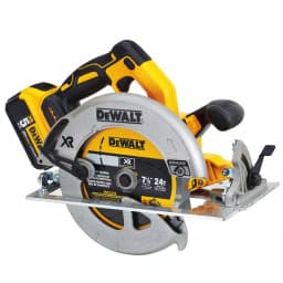 DEWALT 20V MAX XR Cordless Brushless 7-1/4 in. Circular Saw Kit with (2) 5.0 Ah Batteries and Charger thumbnail 4