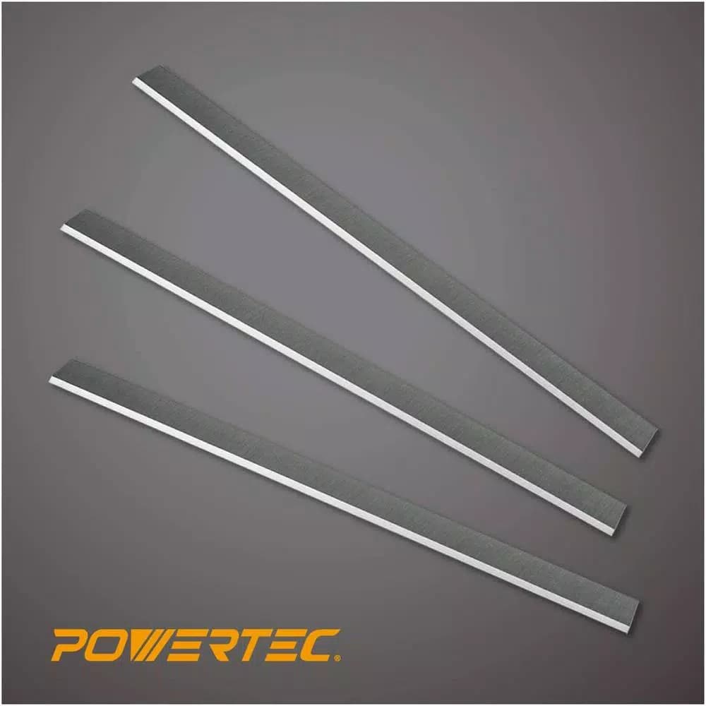POWERTEC 15 in. High-Speed Steel Planer Knives for Delta DC-380 (Set of 3)