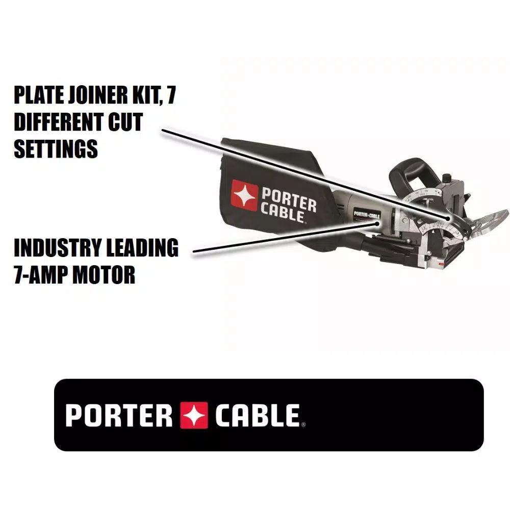 Porter-Cable 7 Amp 3-3/8 in. Deluxe Plate Joiner, 10,000 RPM