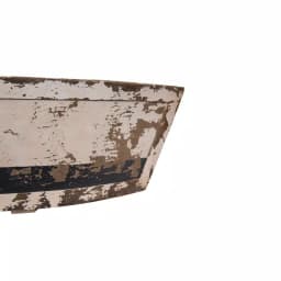 3R Studios Distressed Wood Decorative Boat with Tin Insert - Nautical Display Container thumbnail 9