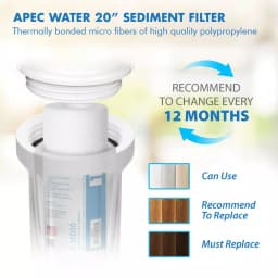 APEC Water Systems APEC 5 Micron High Capacity Sediment Pre-Filter, 20 in. x 2.5 in. Commercial Grade thumbnail 4
