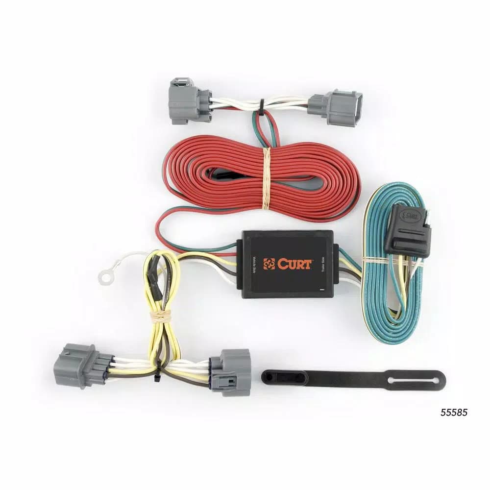 CURT Custom Vehicle-Trailer Wiring Harness for Honda Ridgeline, 4-Way Flat Output
