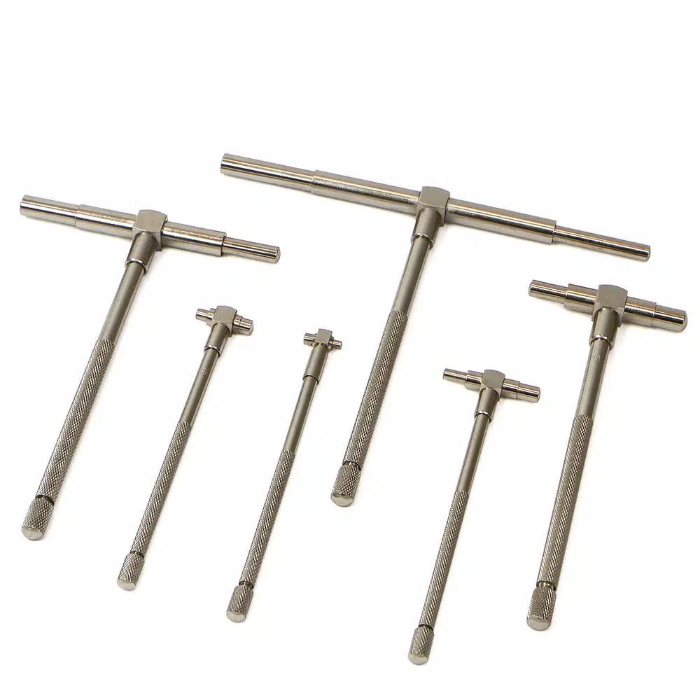 Stark 6-Piece Telescoping Gauge Set, 5/16 in. to 6 in. Precision T-Bore Hole Caliper