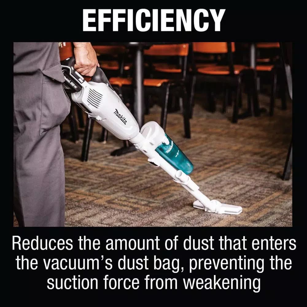 Makita Black Cyclonic Vacuum Attachment with Lock - Extension Accessory