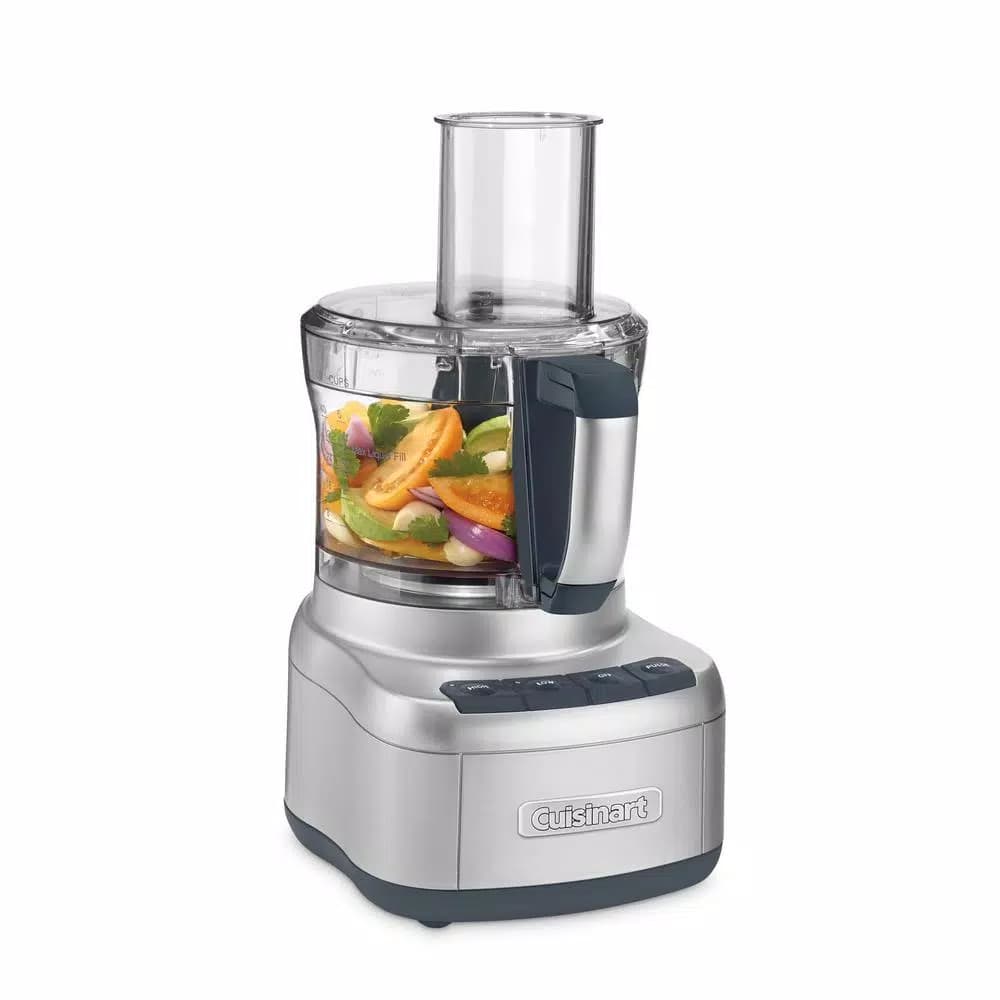 Cuisinart Elemental 8-Cup Food Processor, 350-Watt, Silver