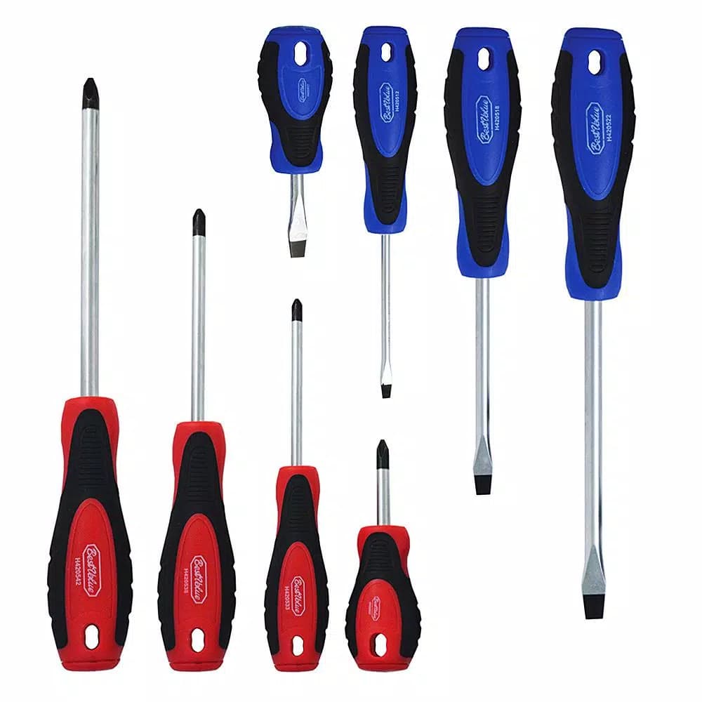 Best Value 19-Piece Screwdriver Set with Magnetic Chrome Vanadium Steel Tips and Ergonomic Handles