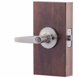 Copper Creek Daley Satin Stainless Keyed Entry Door Lever thumbnail 4