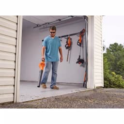 Black+Decker 22 in. 20V Max Cordless Hedge Trimmer Kit with (2) 1.5Ah Batteries, Charger, and Bonus Blower thumbnail 2