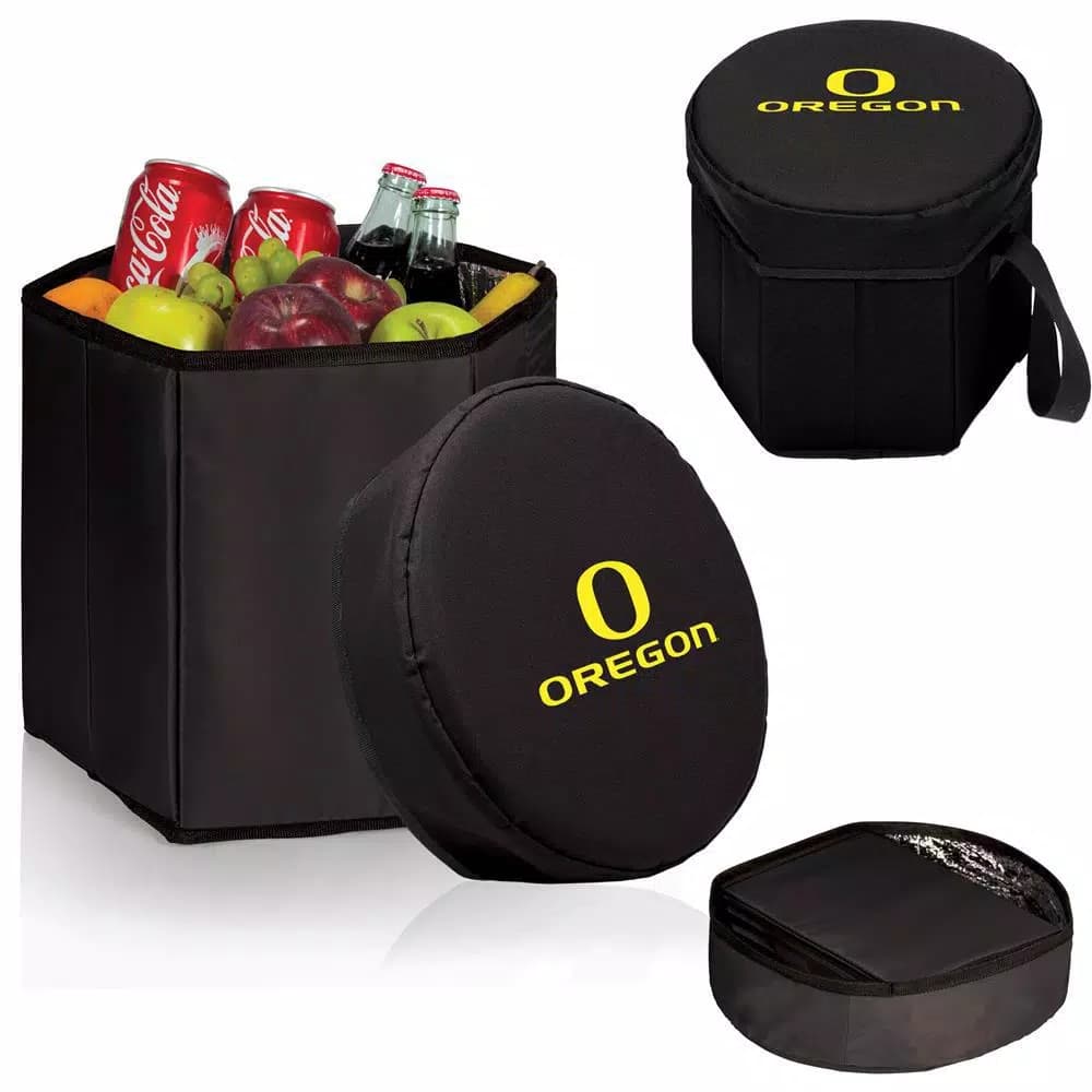 Picnic Time Oregon Ducks 12 Qt. Bongo Collapsible Soft-Side Cooler - Black