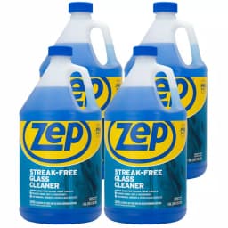 ZEP Professional Strength Streak-Free Glass Cleaner, Ammonia Based, 1 Gallon (Case of 4) thumbnail 1