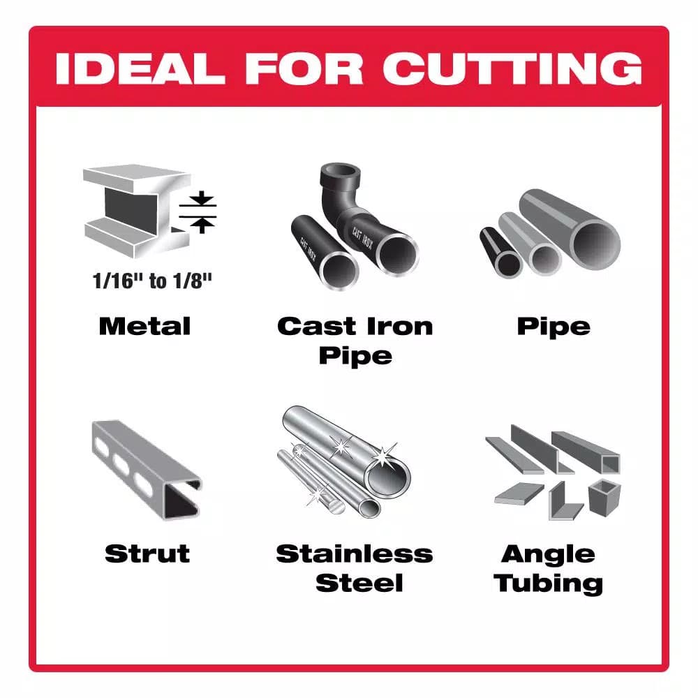 Diablo Steel Demon Carbide Medium Metal Reciprocating Saw Blades, 10 TPI, 6 in. (10-Pack)