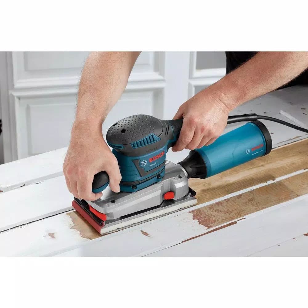 Bosch OS50VC 3.4 Amp Corded Electric Finishing Orbital Sander Kit with Vibration Control