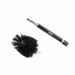 RYOBI Abrasive Bristle Brush Cleaning Kit with 6 in. Extension Bar, 2-Piece thumbnail 1