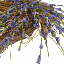 Unbranded 19.7 in. Lavender-Inspired Purple Dried Flower Wreath, Cottage Style thumbnail 7