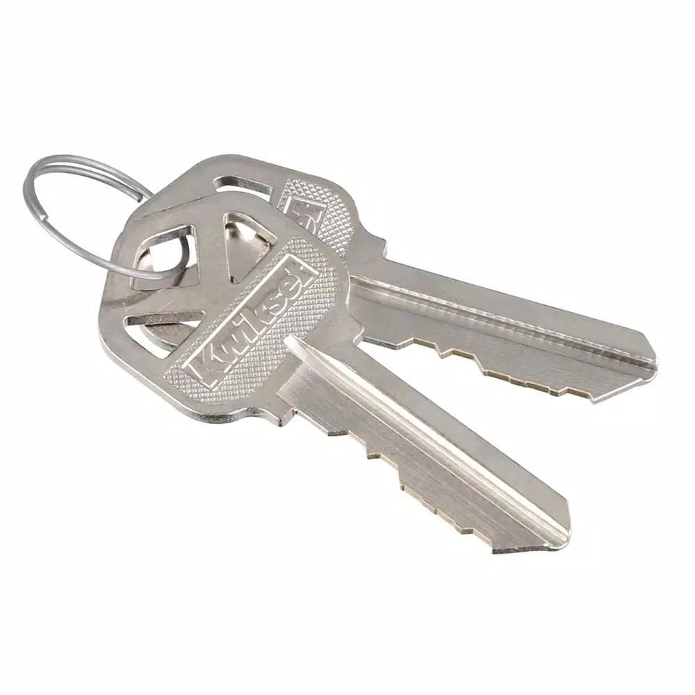 Kwikset Belleview Antique Brass Single Cylinder Handleset with Tylo Knob and SmartKey Security