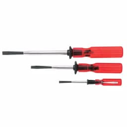 Klein Tools 3-Piece Screw-Holding Slotted Screwdriver Set thumbnail 1