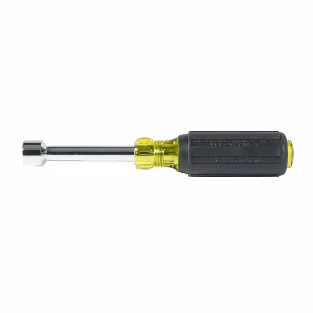 Klein Tools 1/2 in. Nut Driver with 3 in. Hollow Shaft and Cushion Grip Handle
