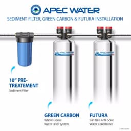 APEC Water Systems APEC Whole House Water Filtration and Salt-Free Water Softener System, 10 GPM thumbnail 6