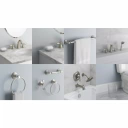 Delta Mandara Brushed Nickel Towel Ring thumbnail 9