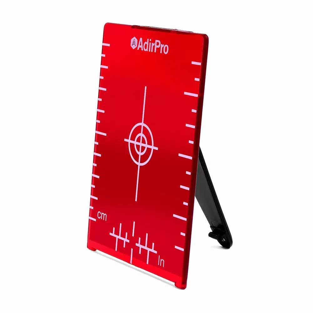 AdirPro Adir Pro 4 in. x 3 in. Red Laser Magnetic Target Plate with Stand